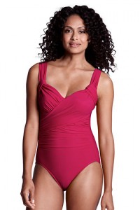 Find the right bathing suit for a mature figure