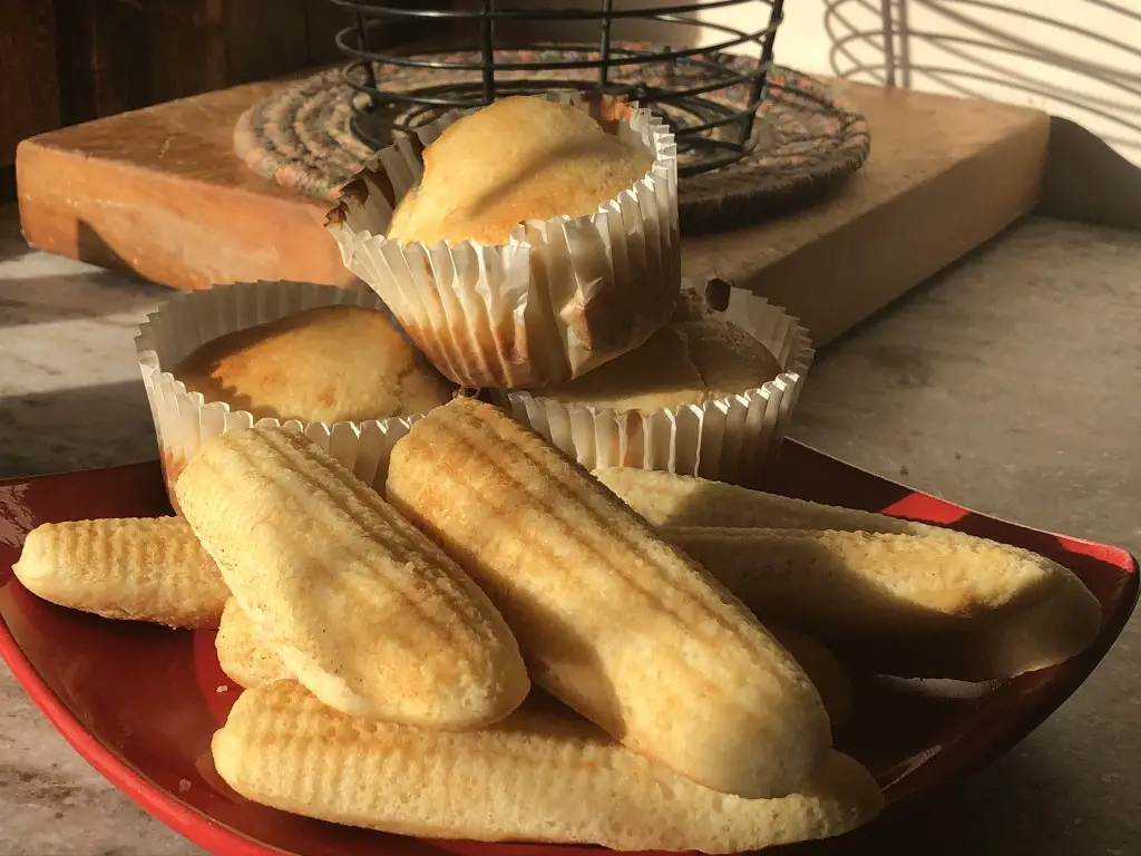fresh hot corn muffins