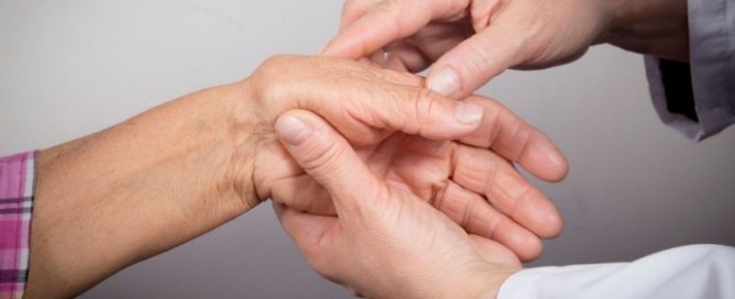 diagnosing rheumatoid arthritis of hand